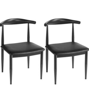 Dining Chairs Mid Century Armless set of 2