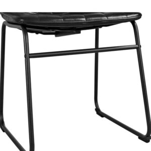 PU Leather Dining Chairs 18" Armless